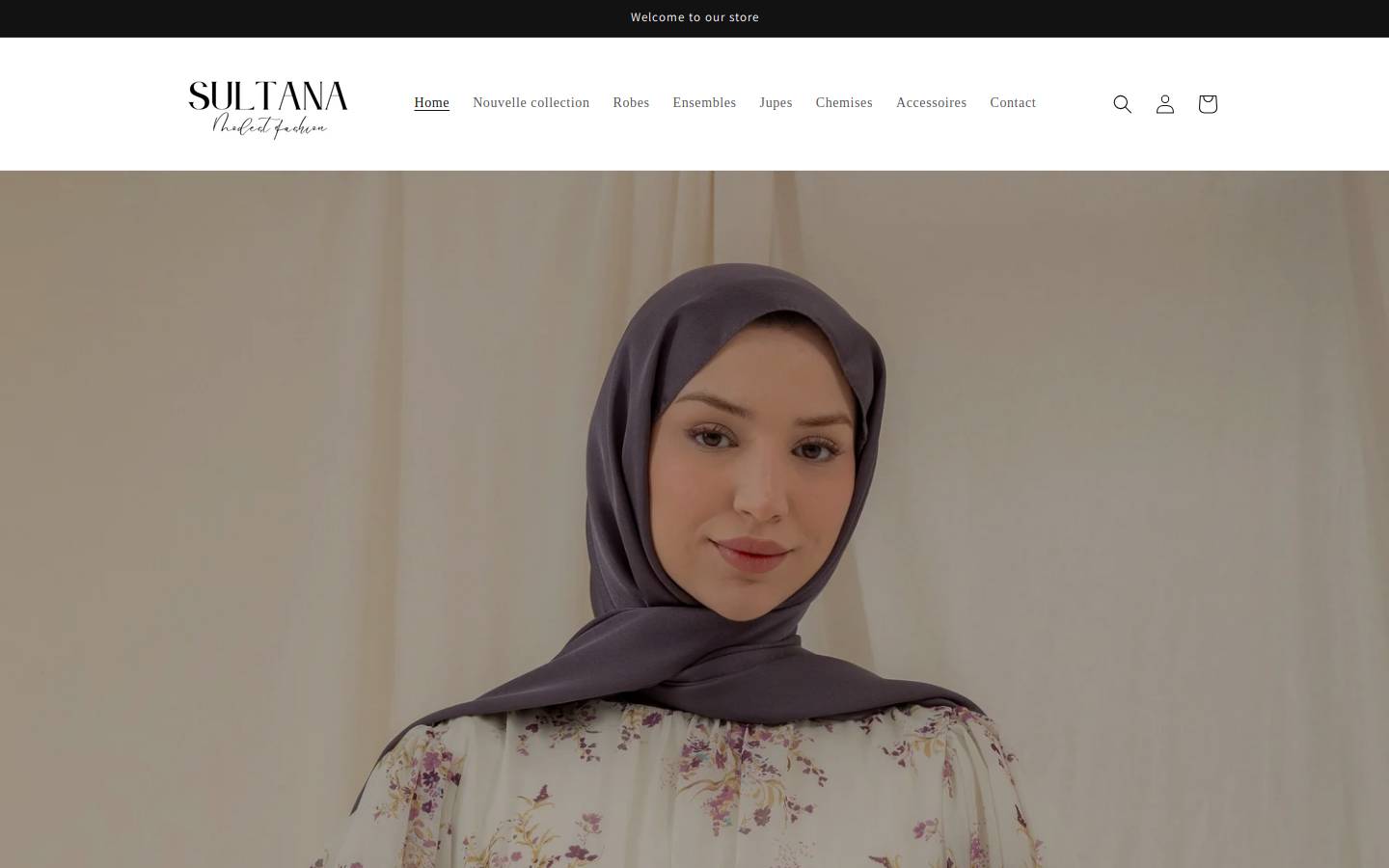 boutiquesultana.com homepage screenshot