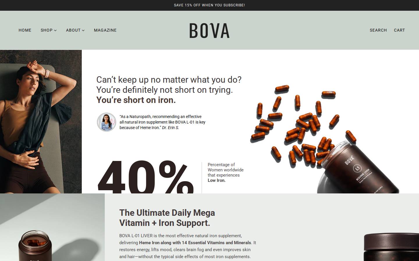 bovalabs.com homepage screenshot