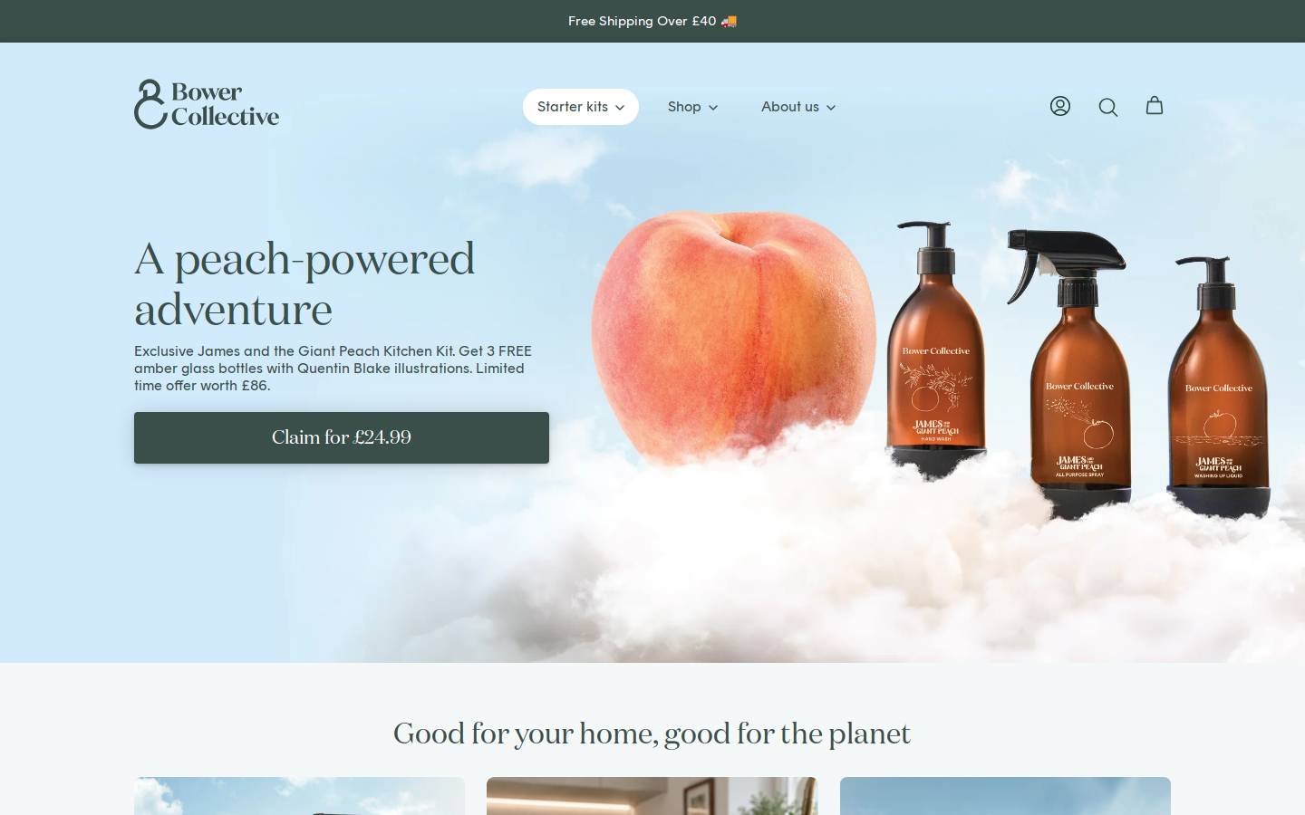 Bower Collective homepage screenshot