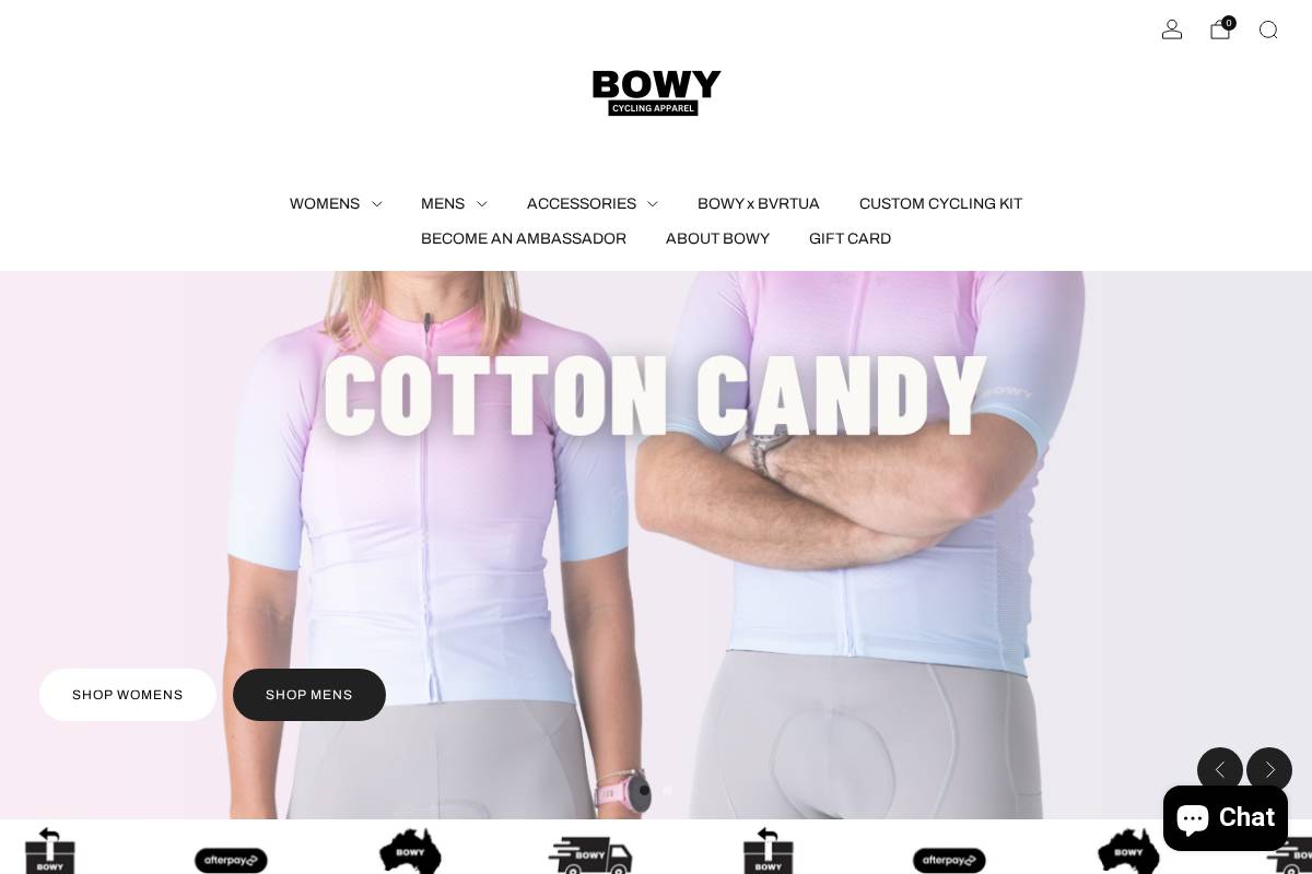 bowyactive.com homepage screenshot