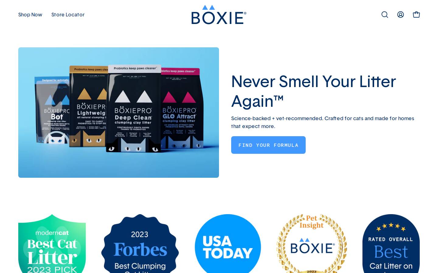 boxie.ca homepage screenshot