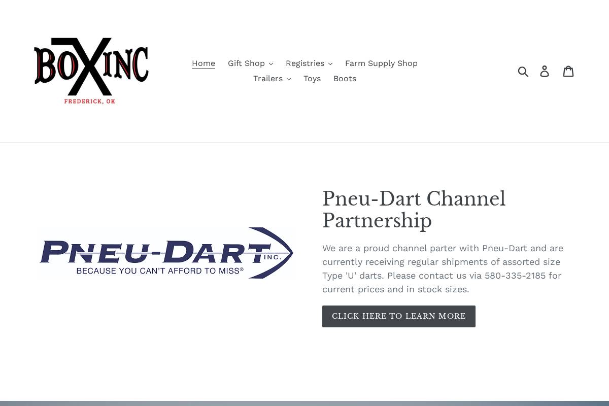 boxinc.us homepage screenshot