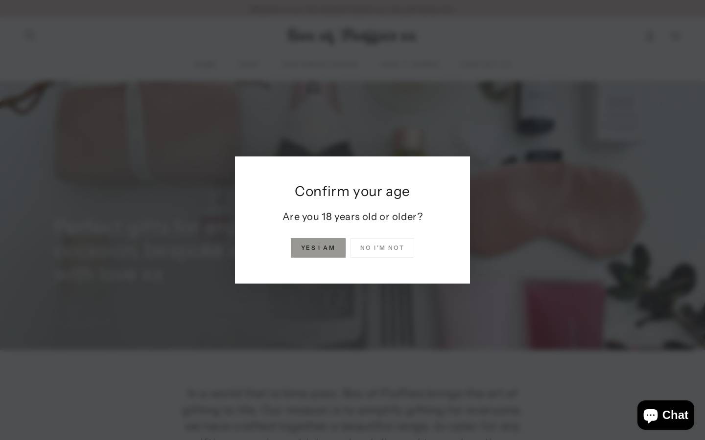 boxoffluffies.co.nz homepage screenshot
