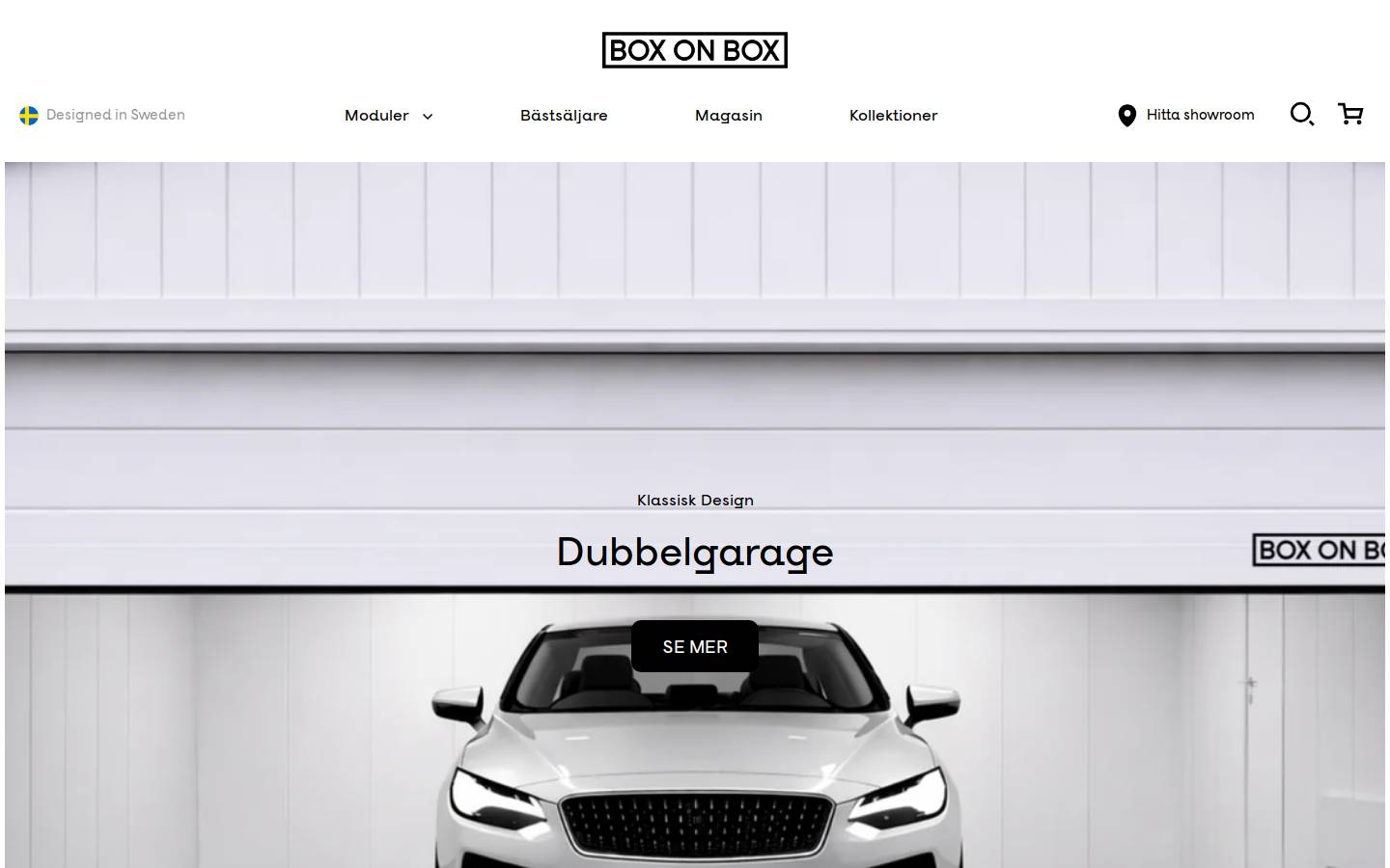 boxonbox.se homepage screenshot