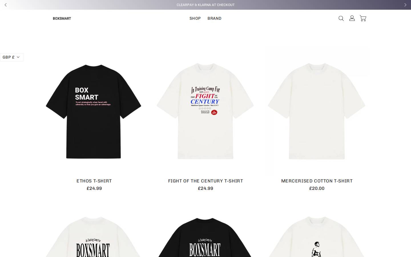 Boxsmart Clo homepage screenshot