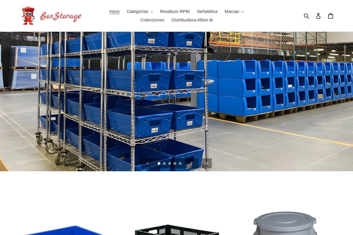 boxstorage.com.mx homepage screenshot