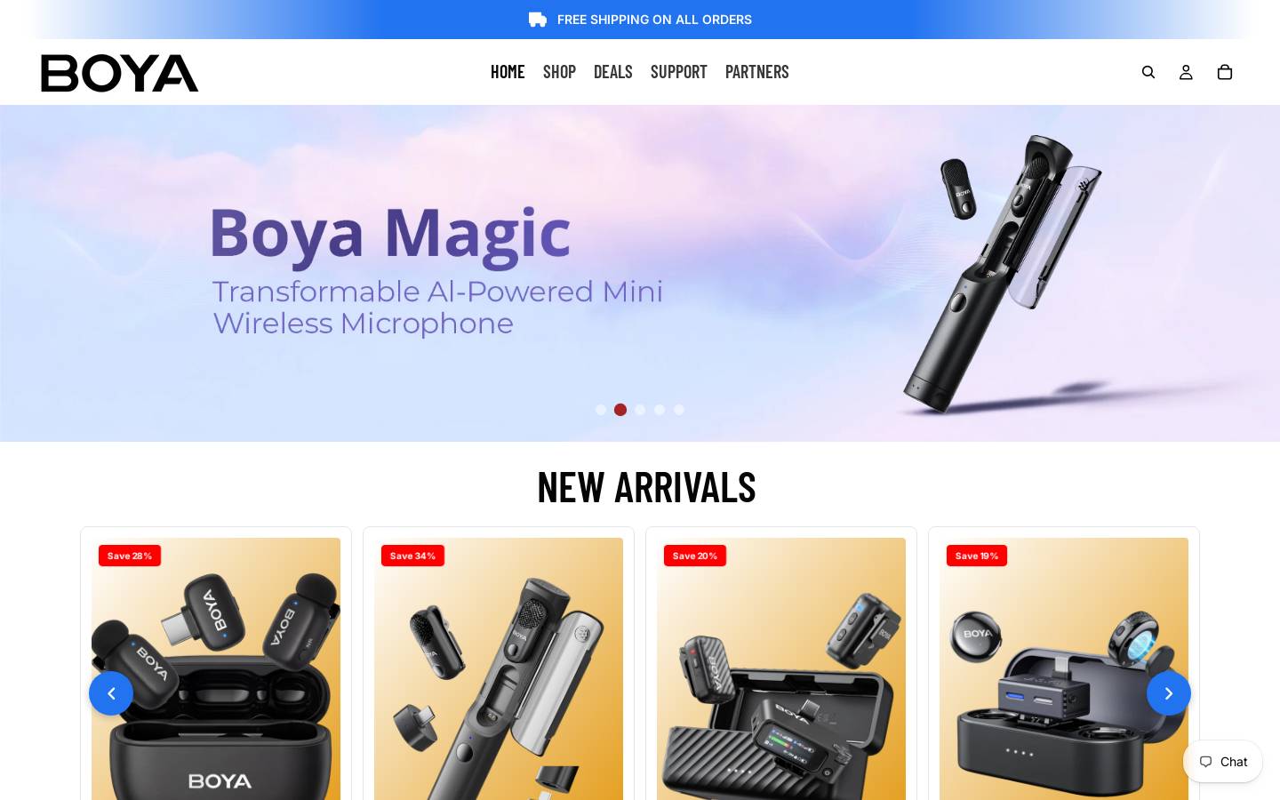 Manfrotto homepage screenshot