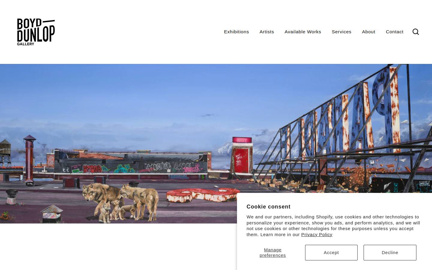 boyddunlop.com homepage screenshot