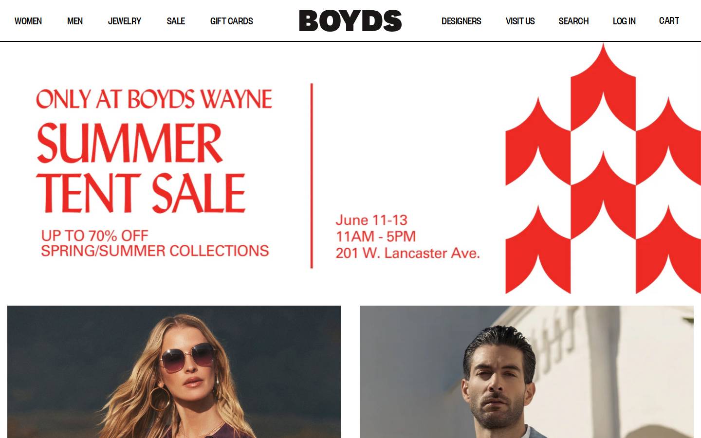 boydsphiladelphia.com homepage screenshot