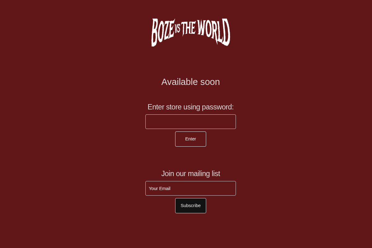 bozevstheworld.net homepage screenshot