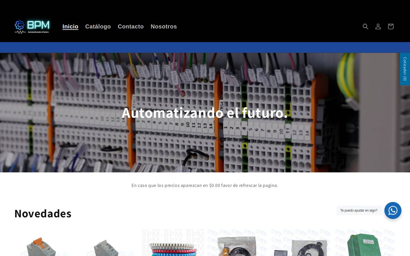 bpm-mx.com homepage screenshot