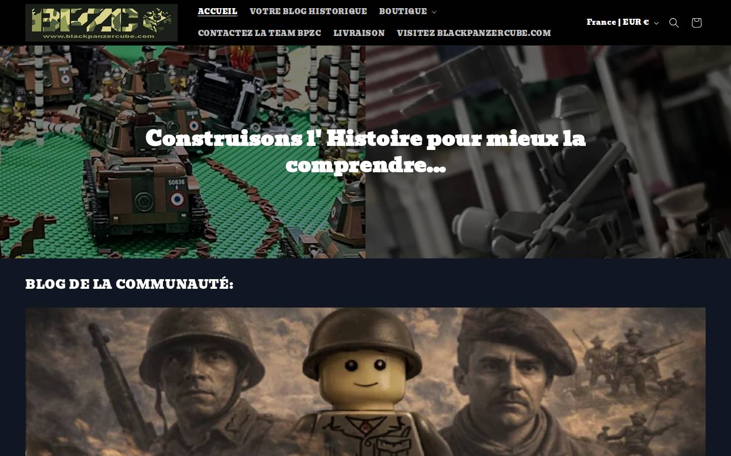 bpzc.fr homepage screenshot
