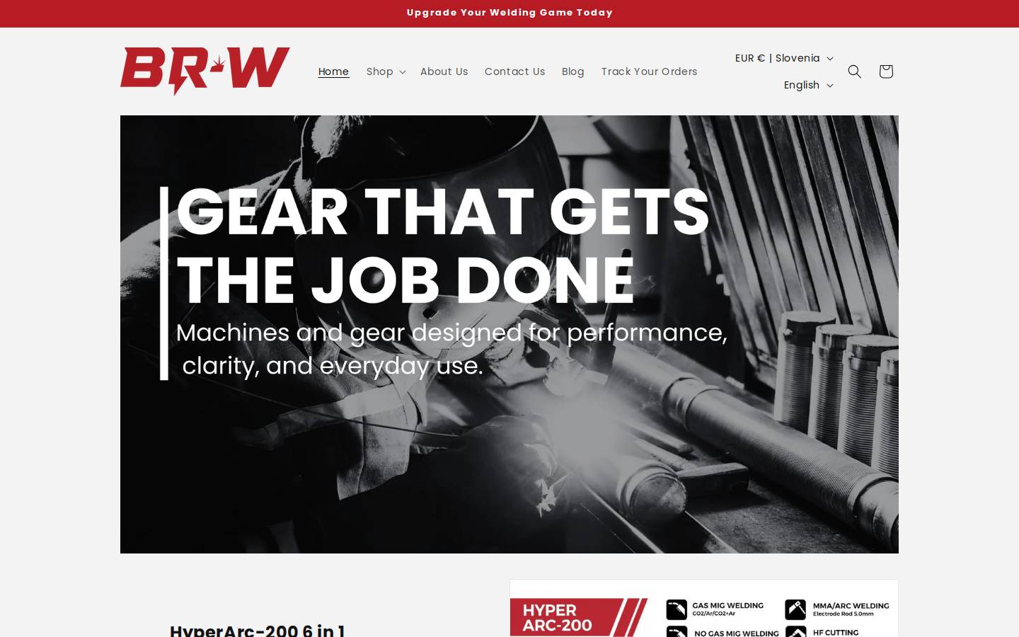 br-w.com homepage screenshot