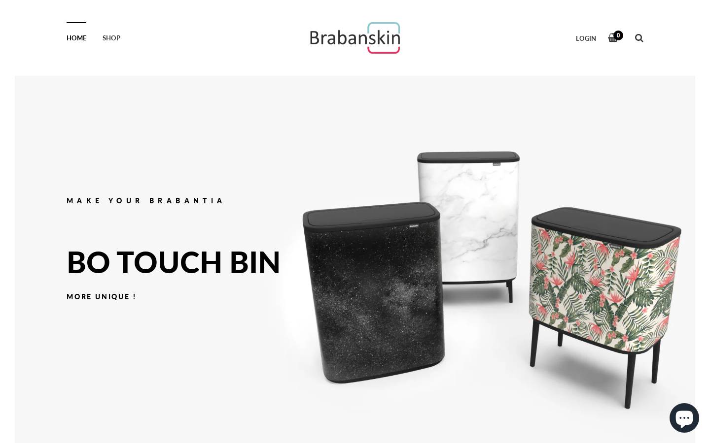 Brabanskin homepage screenshot