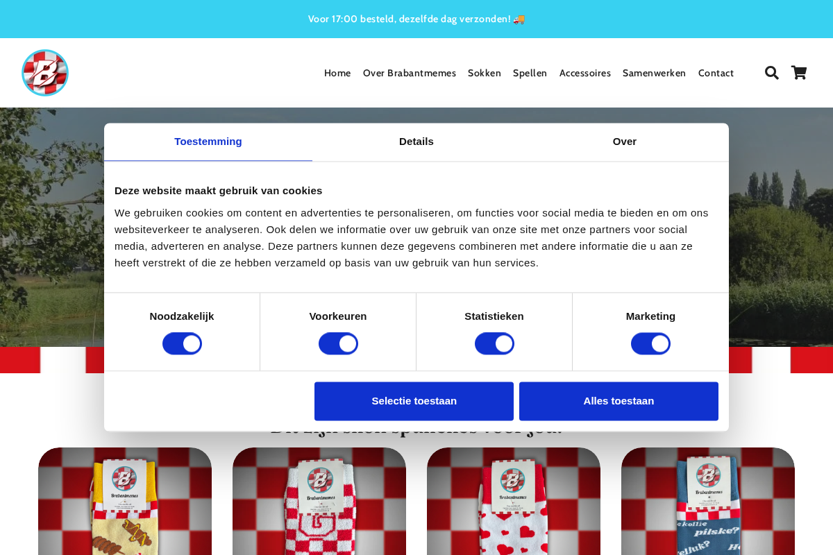 Brabantmemes homepage screenshot