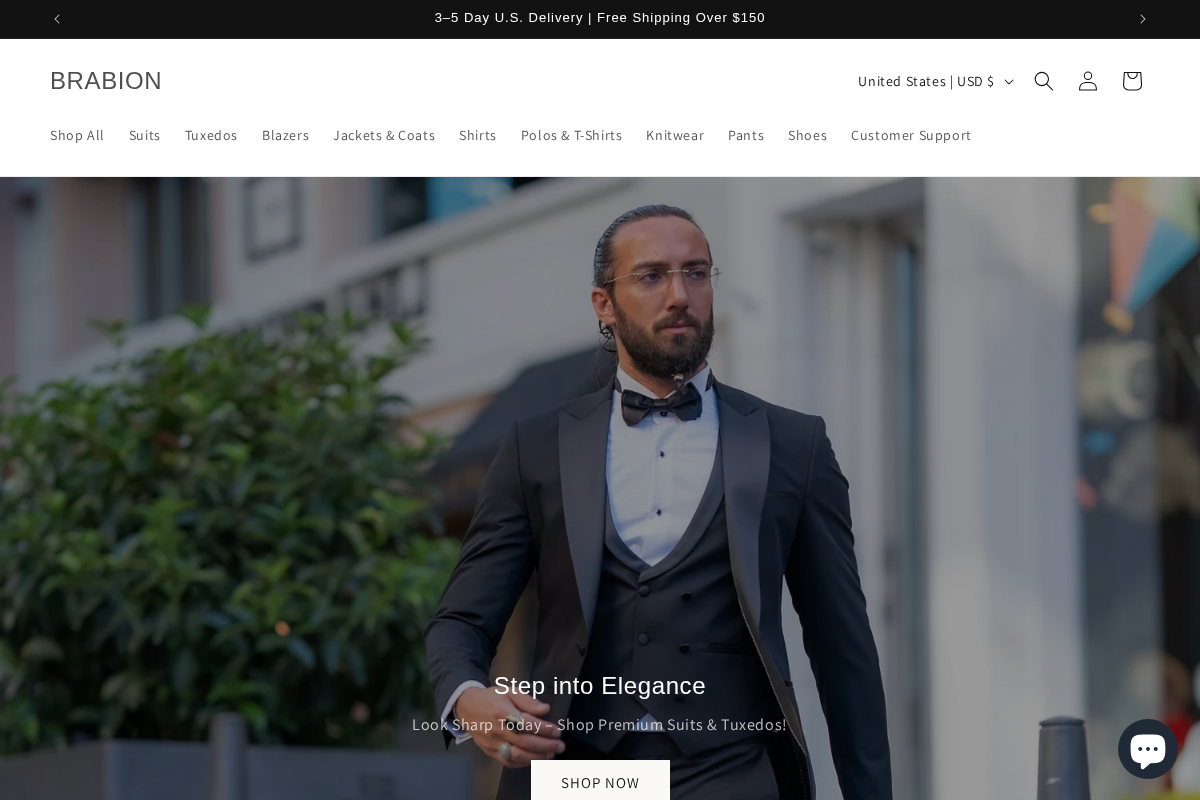 Brabions homepage screenshot