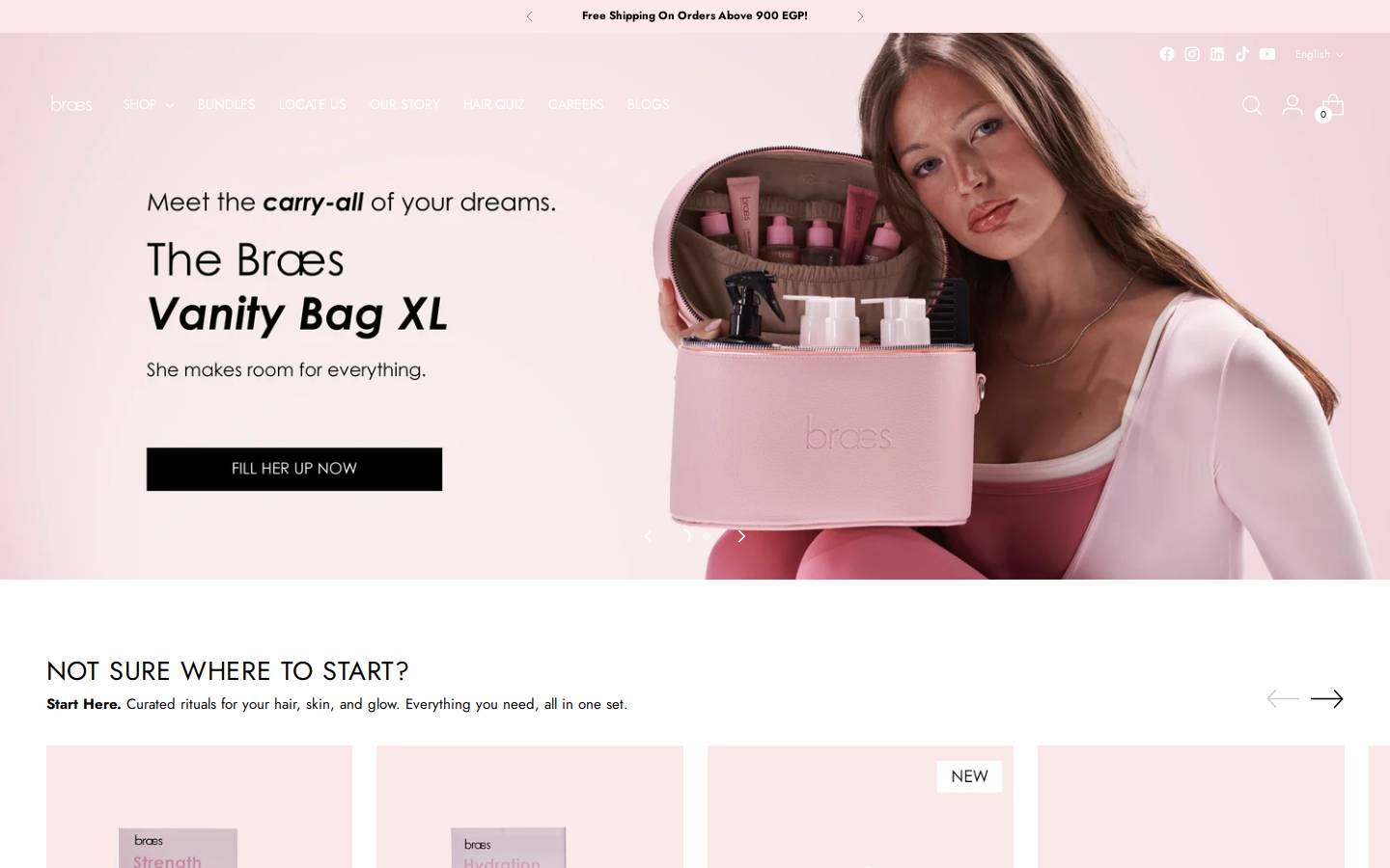 braes.co homepage screenshot