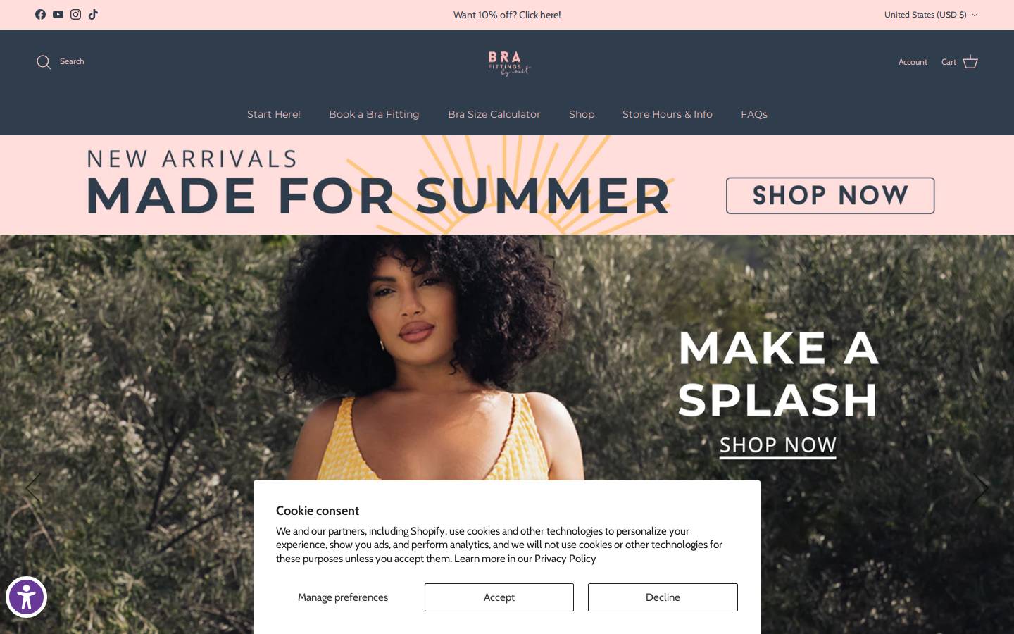 brafittingsbycourt.com homepage screenshot
