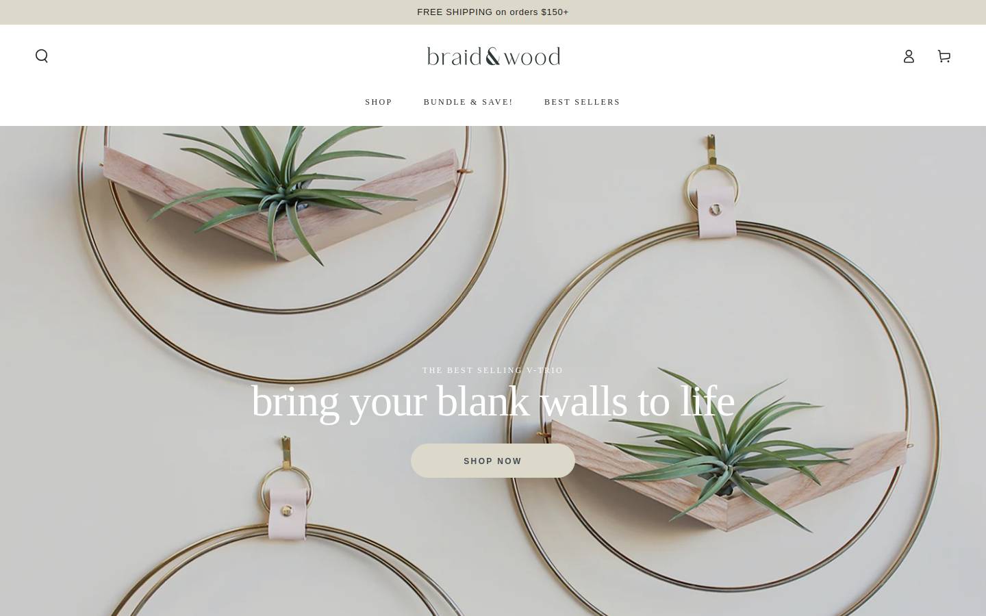 braidandwood.com homepage screenshot