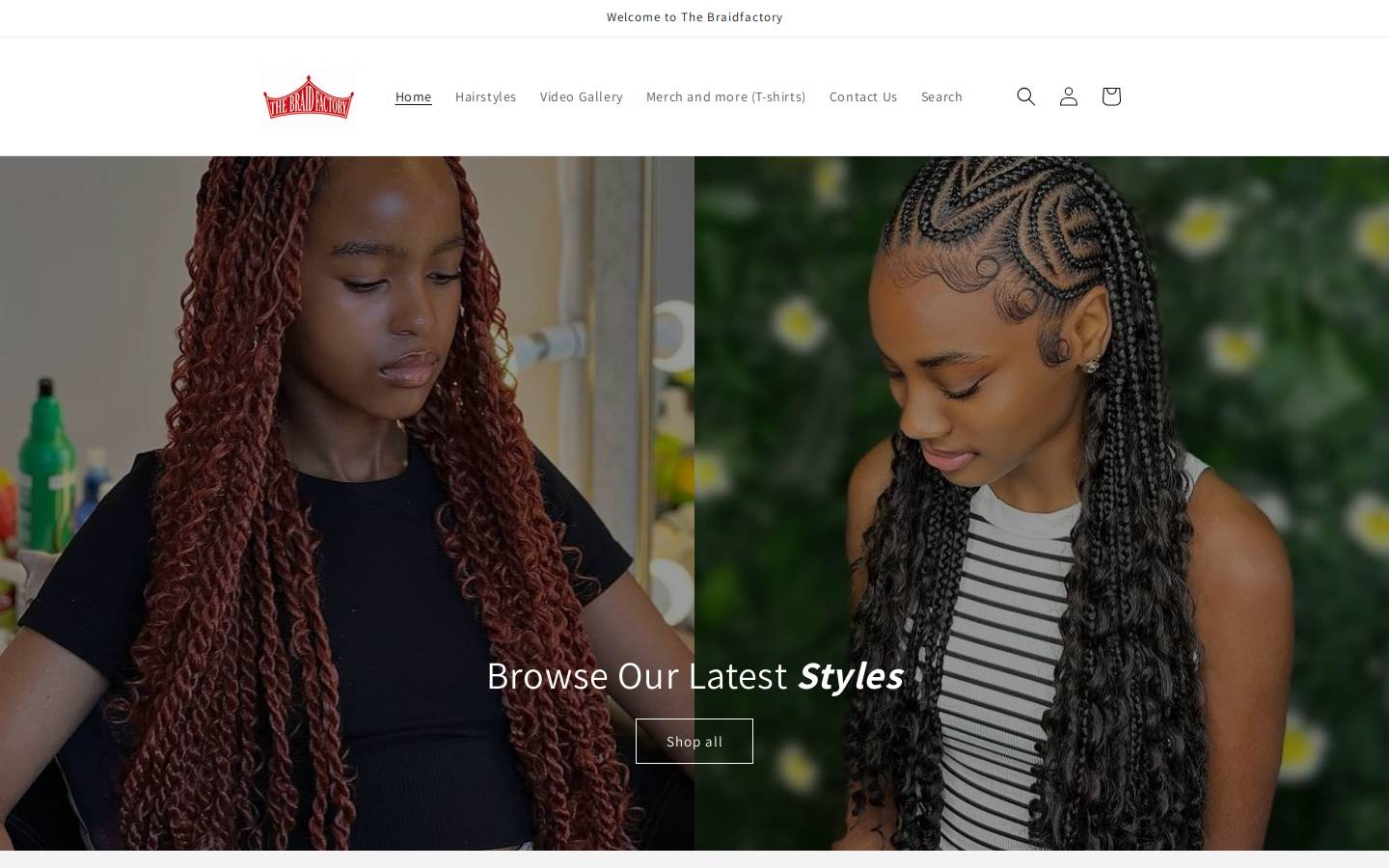 braidfactory24.com homepage screenshot
