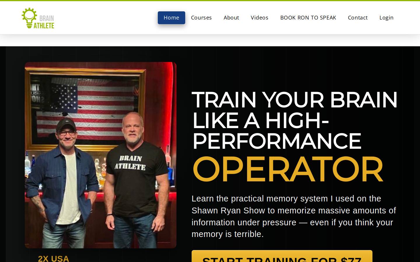 brainathlete.com homepage screenshot