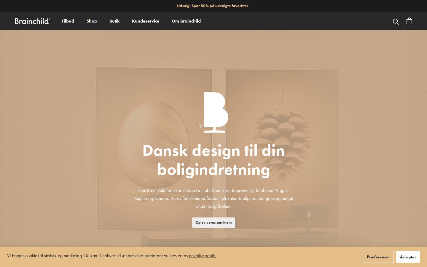Brainchild homepage screenshot