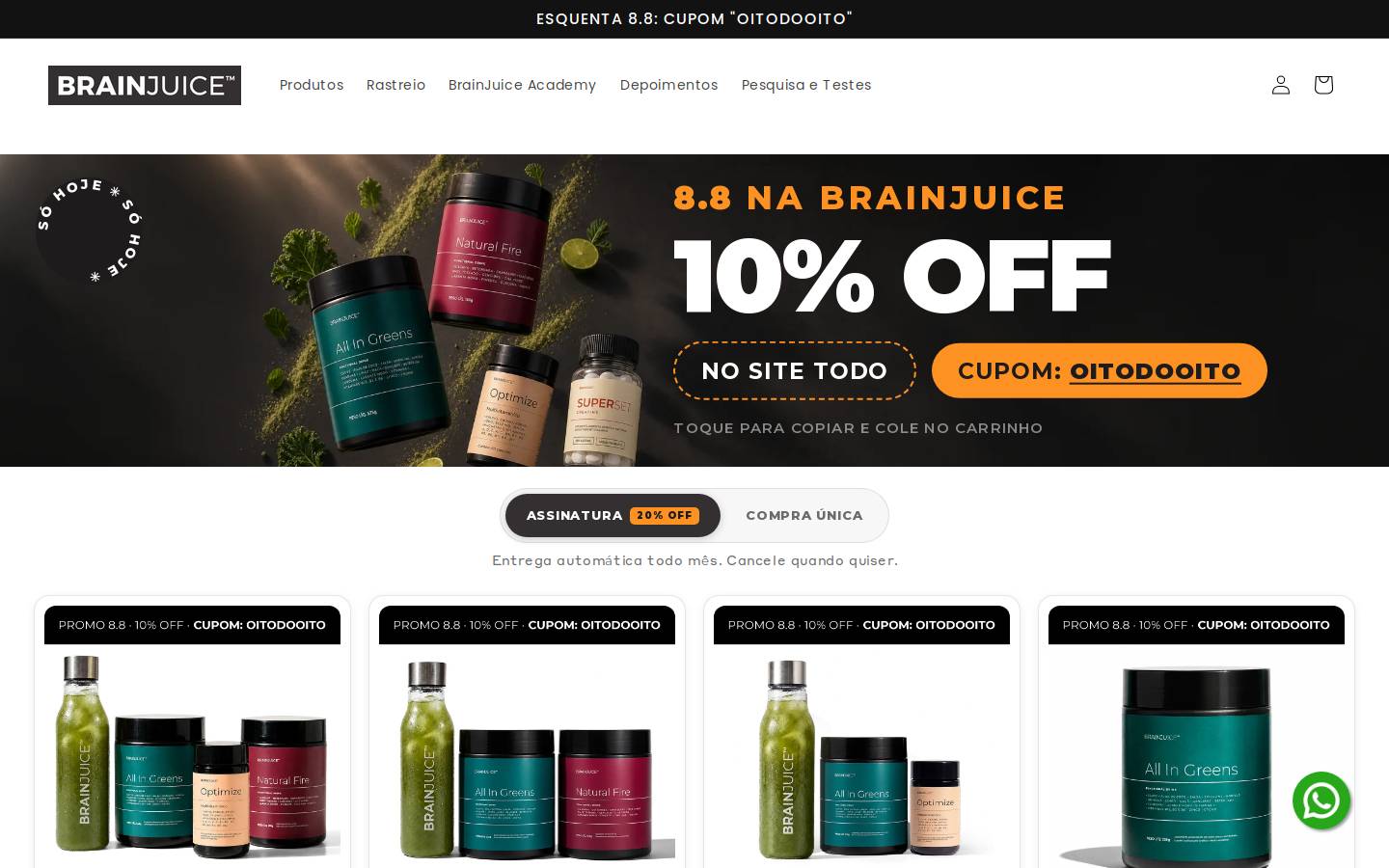 brainjuice.com.br homepage screenshot