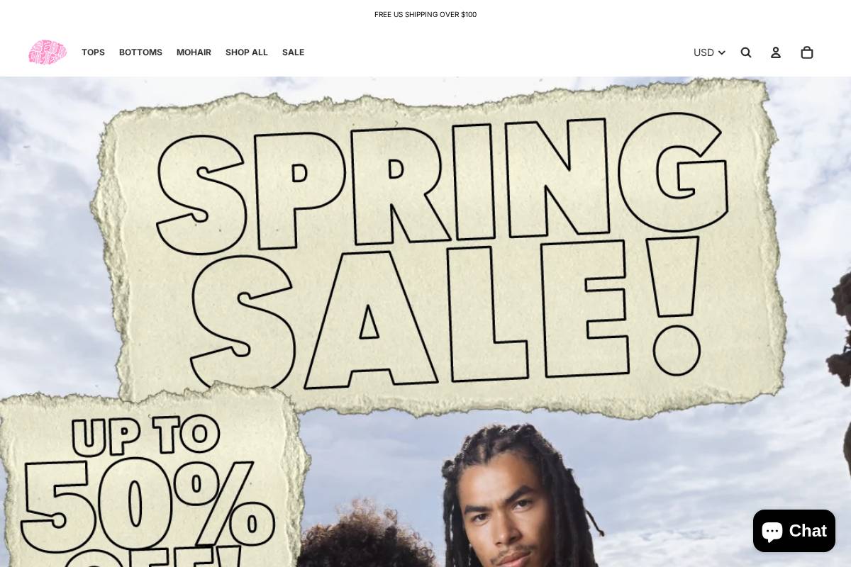 brainwashedco.com homepage screenshot