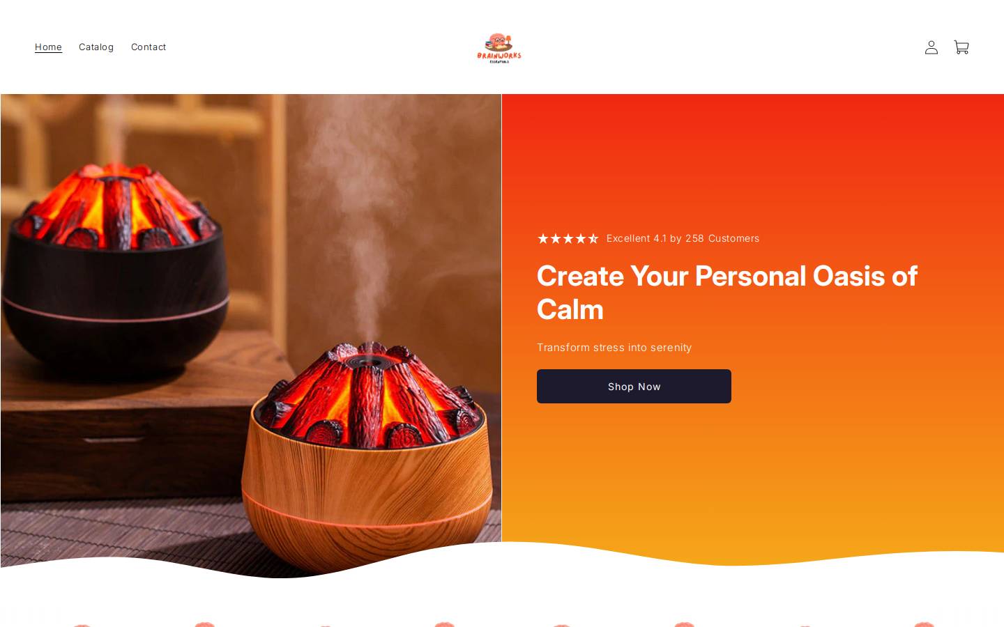 brainworksessentials.com homepage screenshot