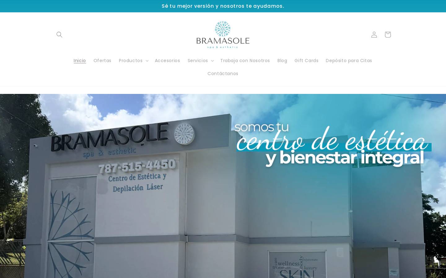 bramasolespa.com homepage screenshot