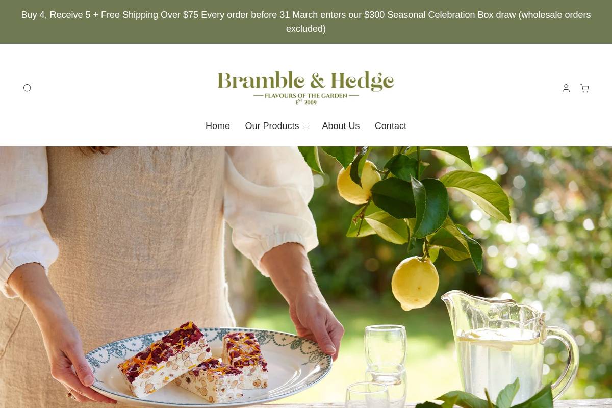 bramblehedge.com.au homepage screenshot