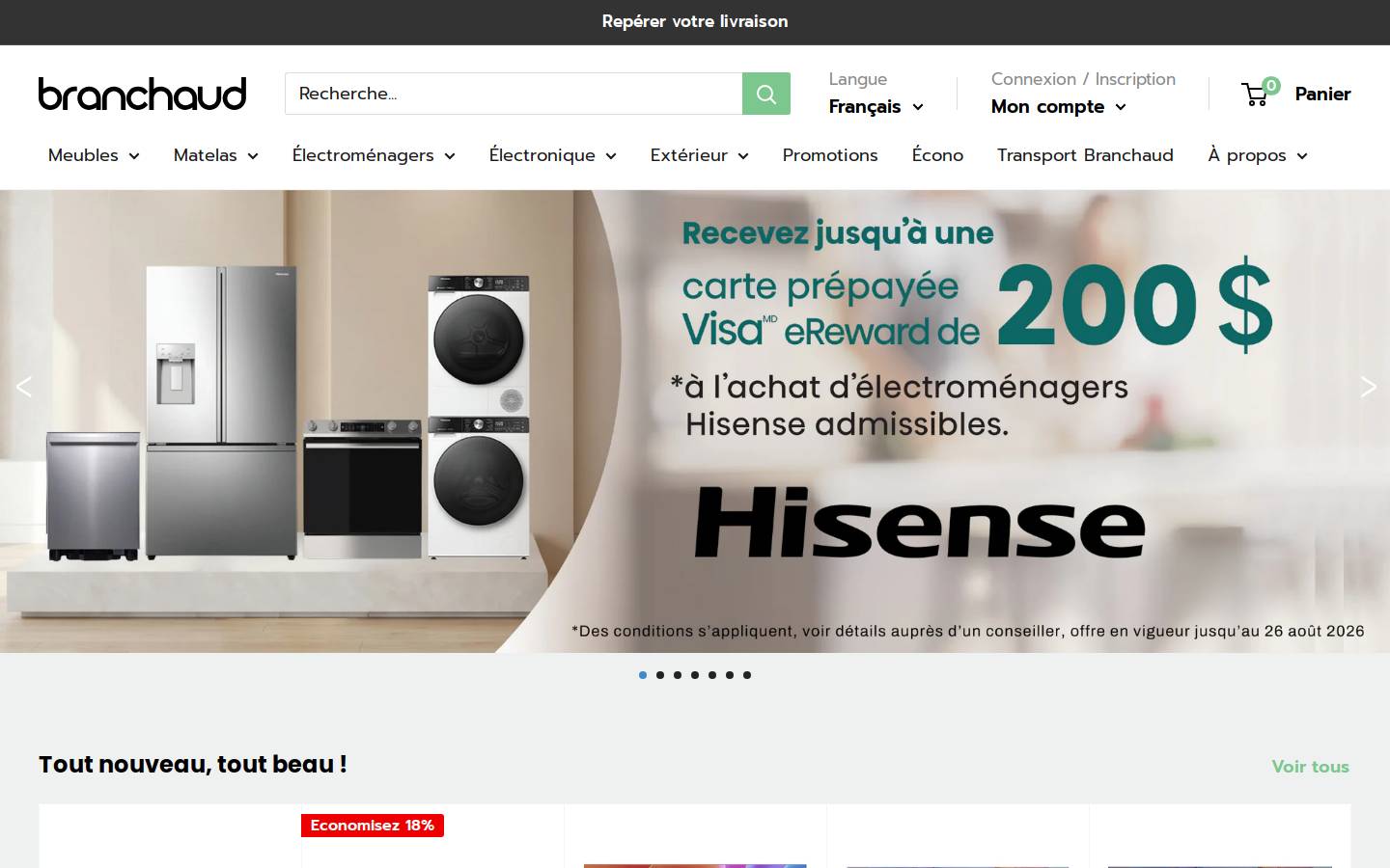 branchaud.com homepage screenshot