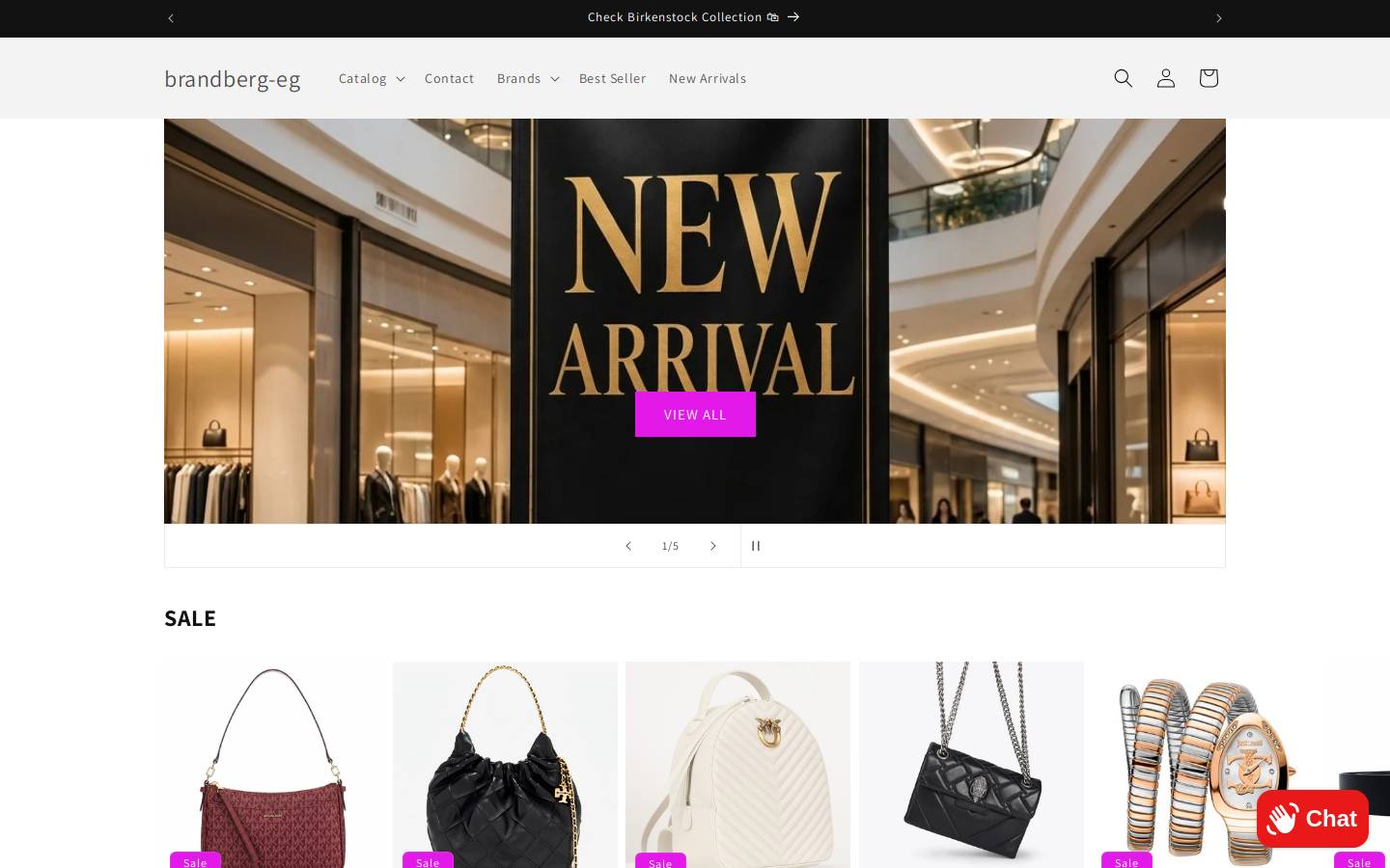 brandberg-eg.com homepage screenshot