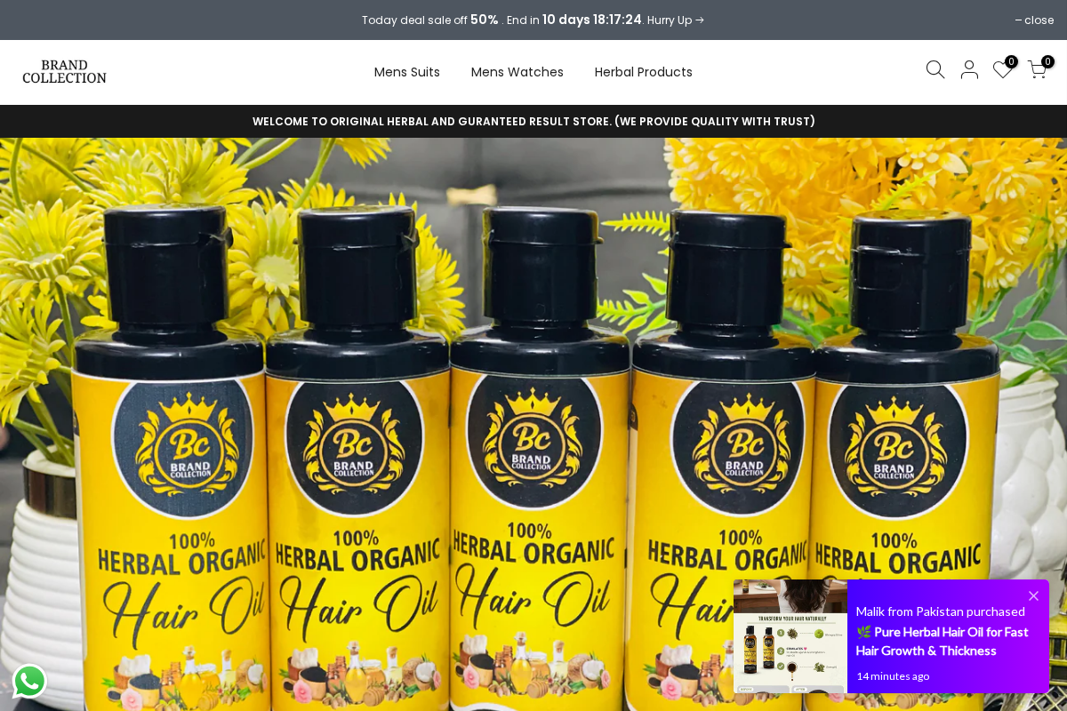 brandcollection.com homepage screenshot