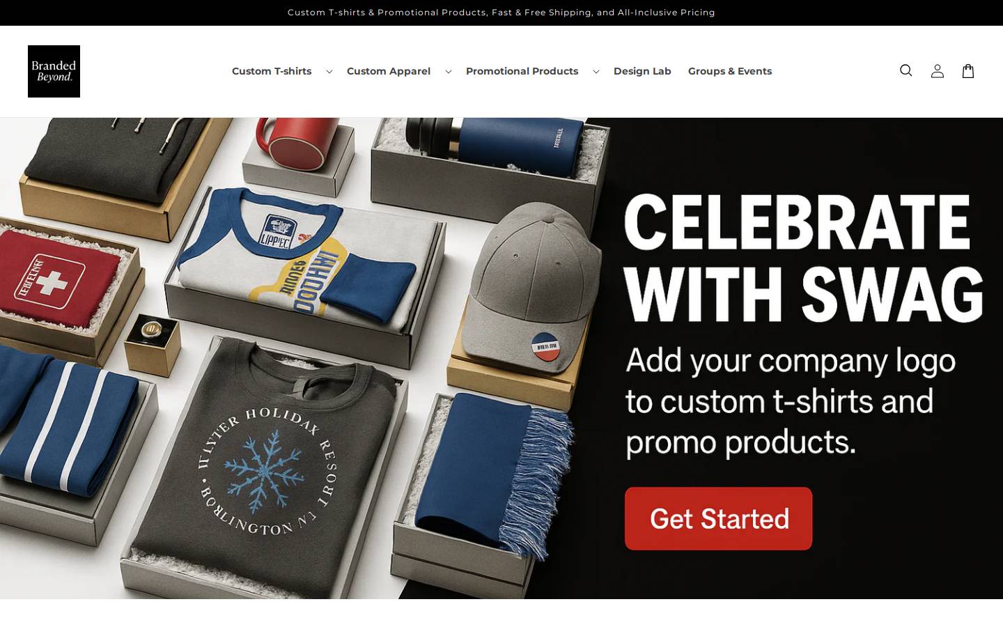 Branded Beyond homepage screenshot