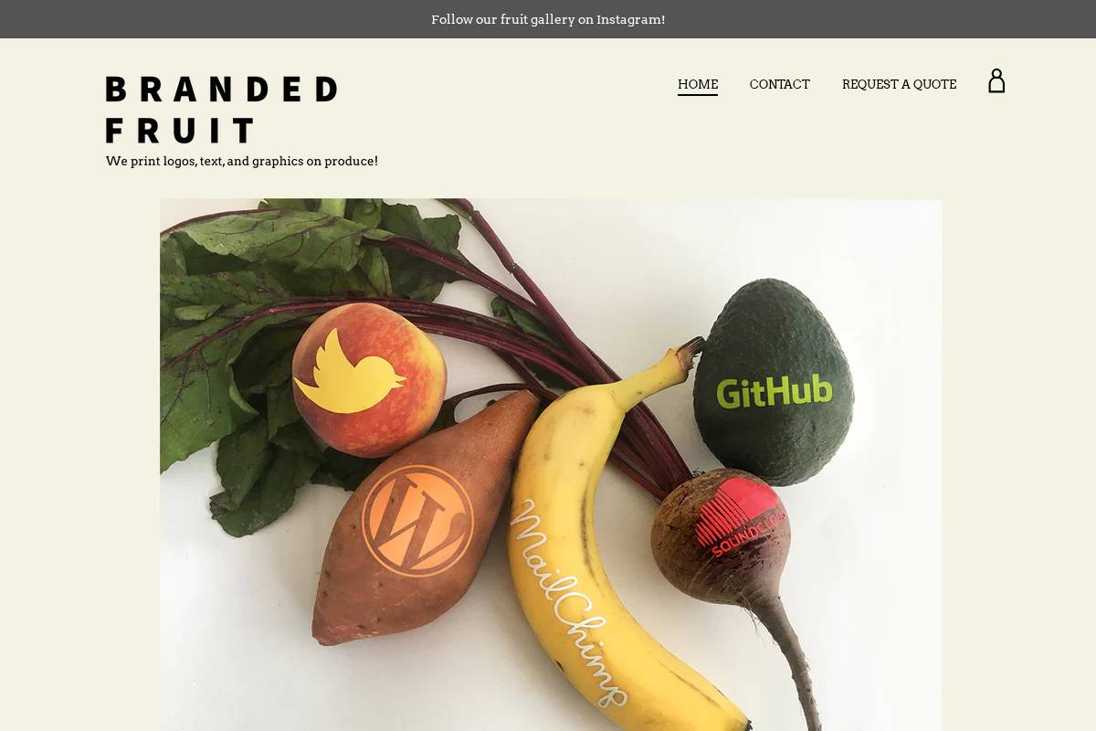 brandedfruit.com homepage screenshot