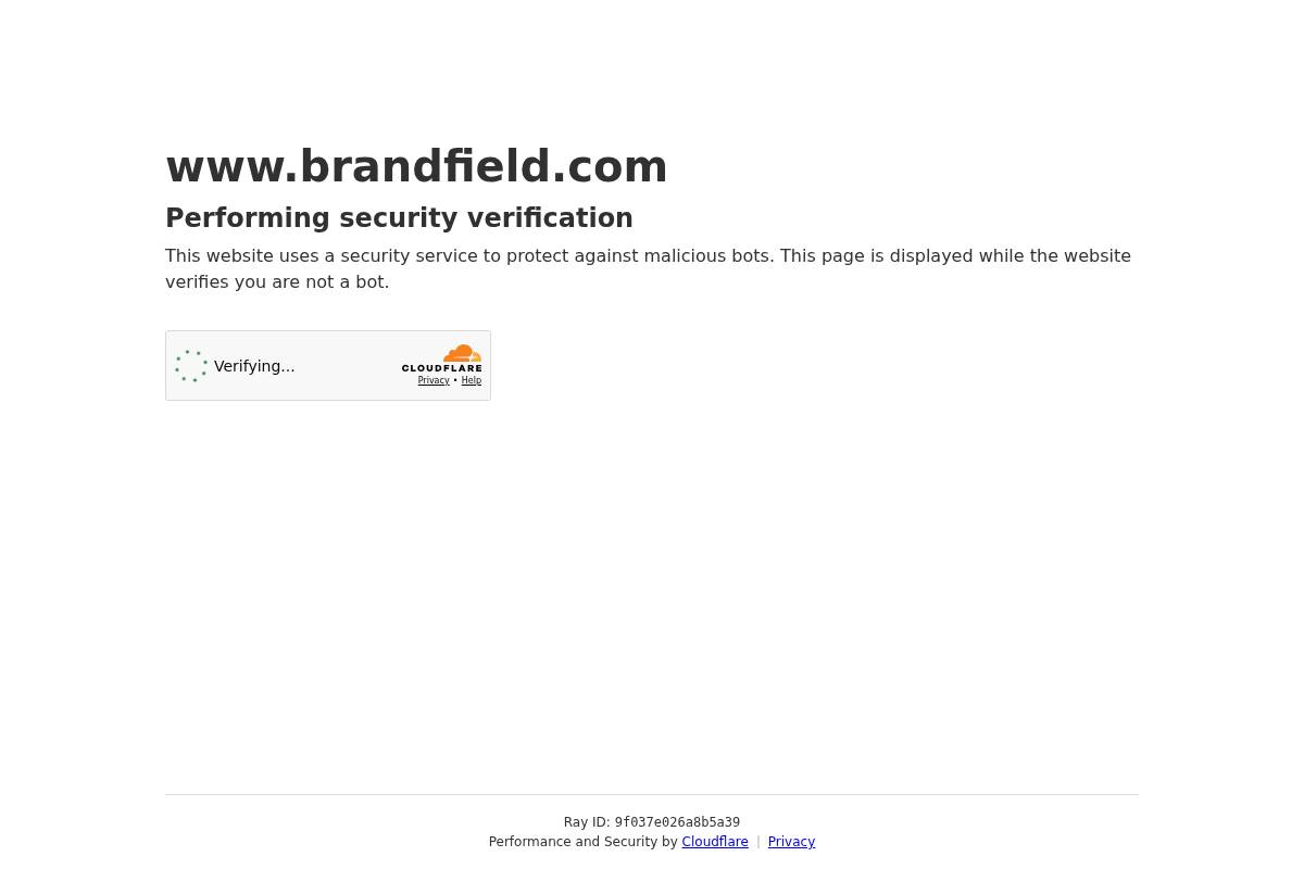 Brandfield homepage screenshot