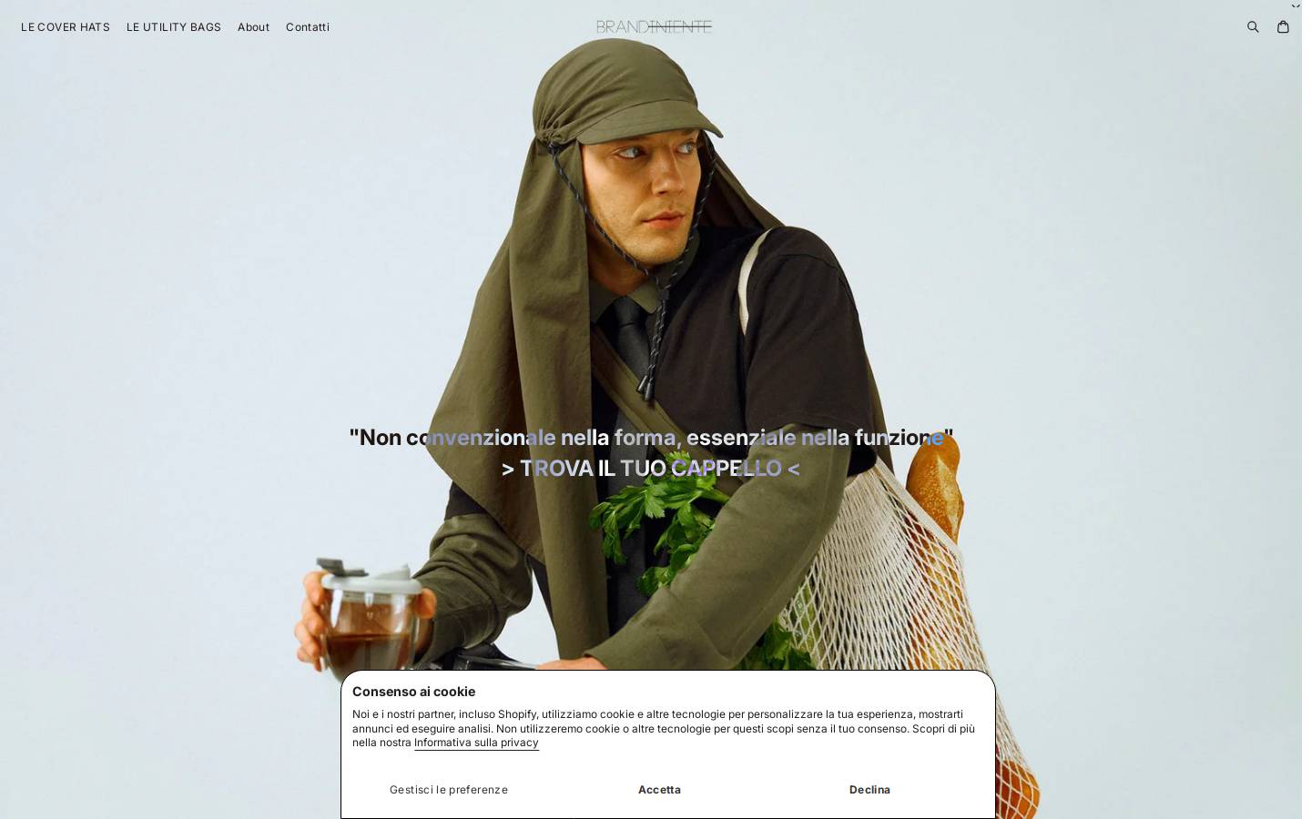 brandiniente.com homepage screenshot