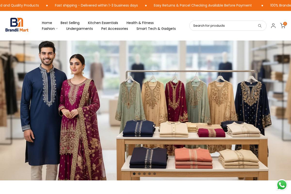 brandlimart.com homepage screenshot