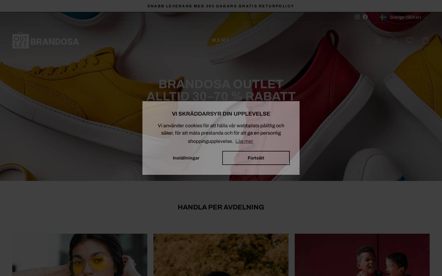 Brandosa homepage screenshot