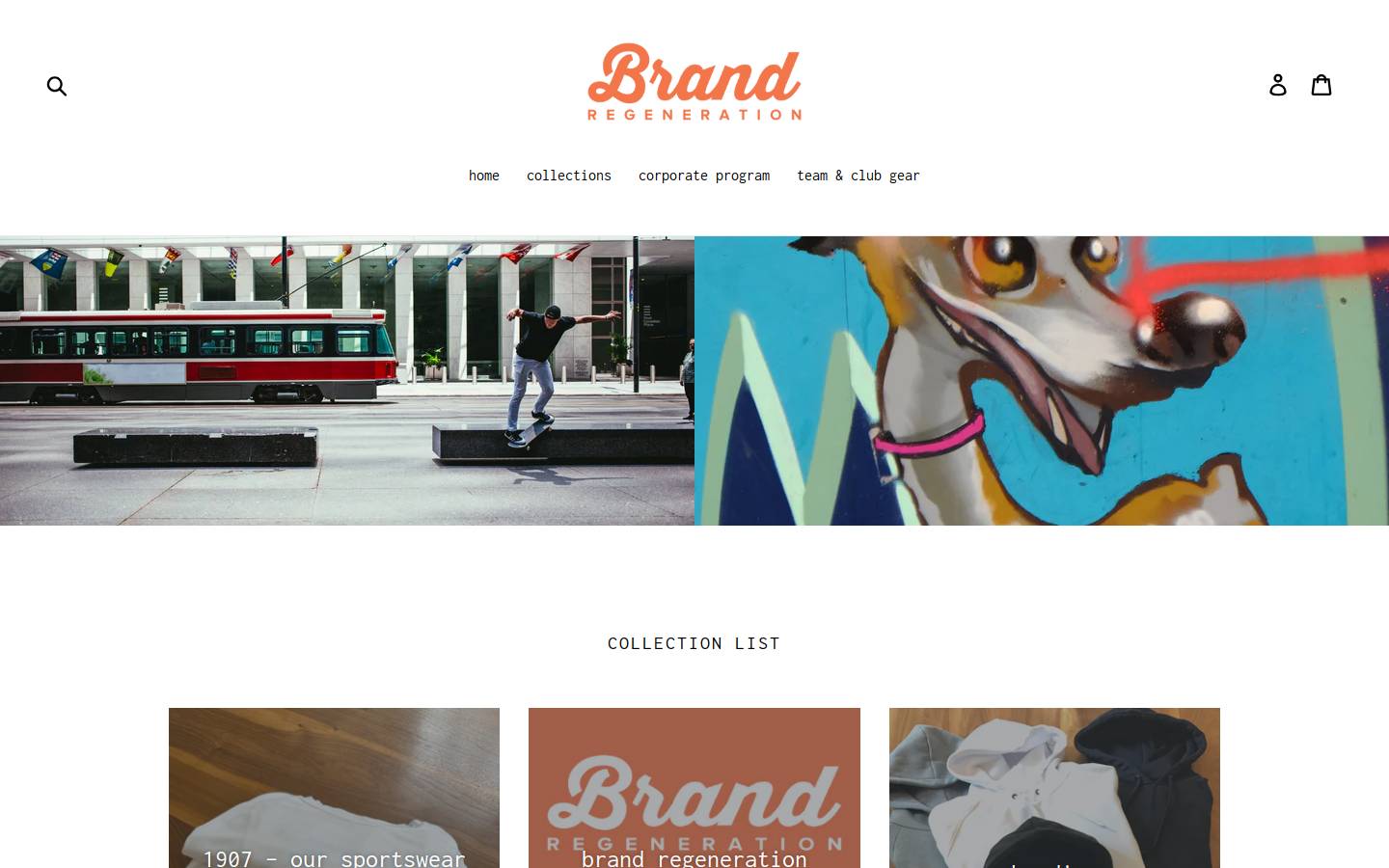 brandregeneration.com homepage screenshot