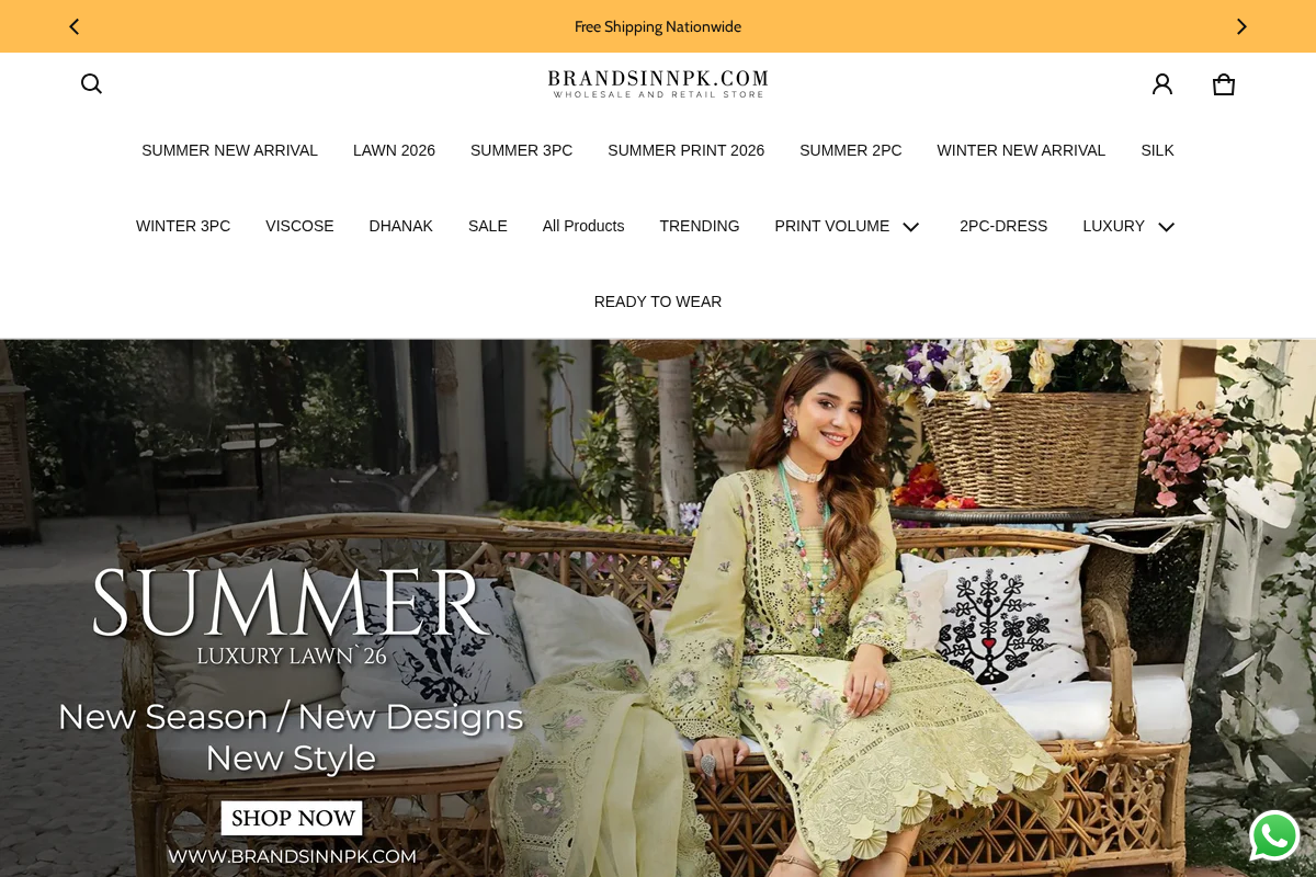 Brandsinnpk homepage screenshot