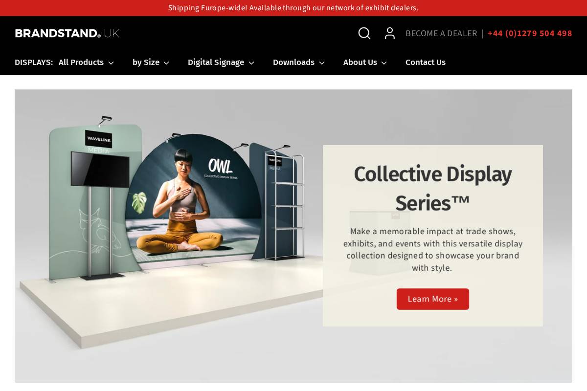 brandstand.co.uk homepage screenshot