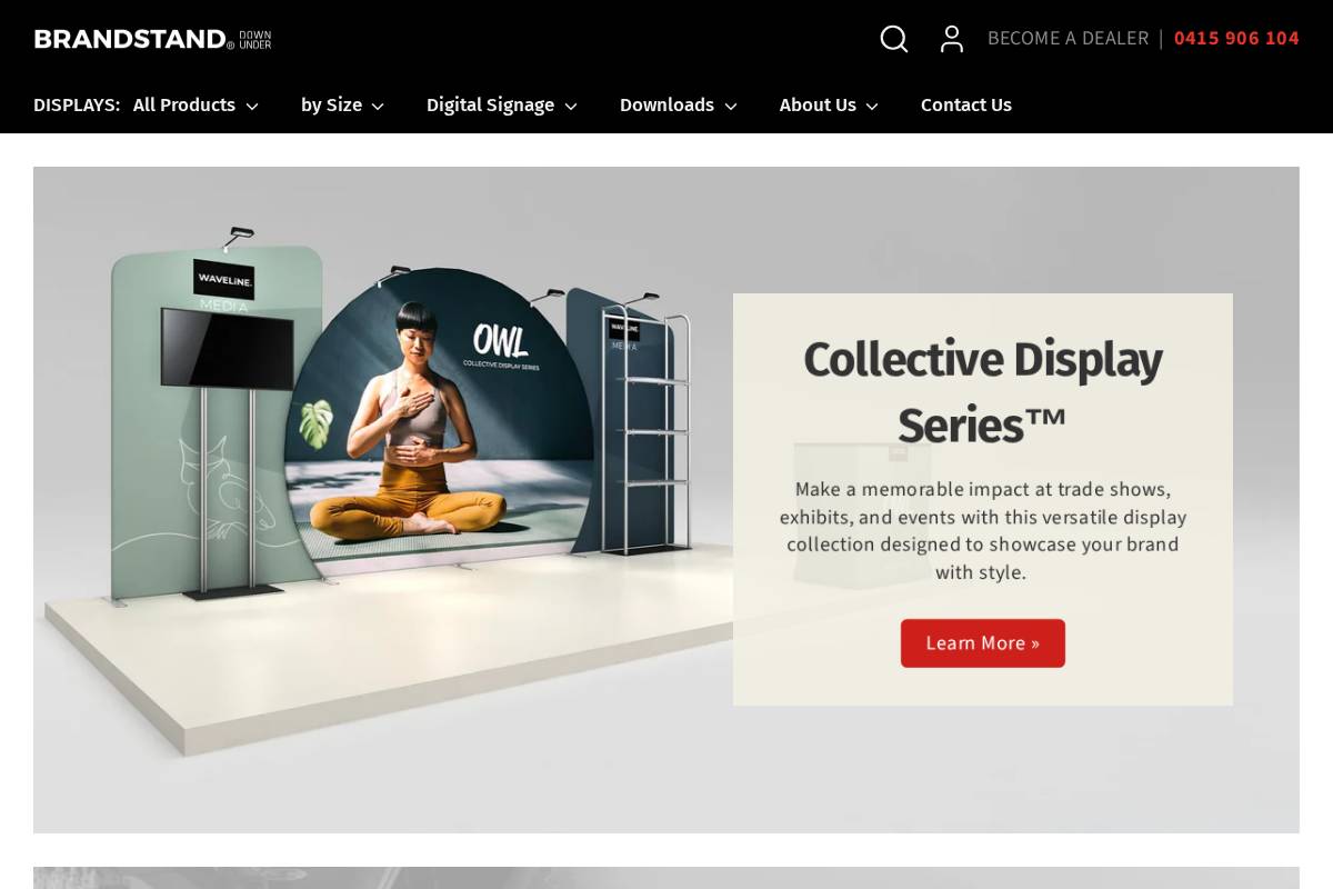 brandstand.com.au homepage screenshot