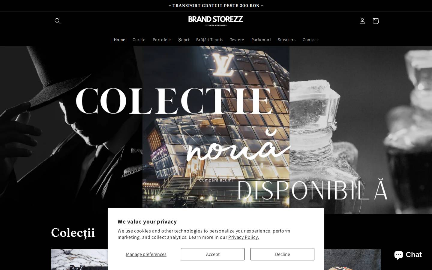 brandstorezz.com homepage screenshot