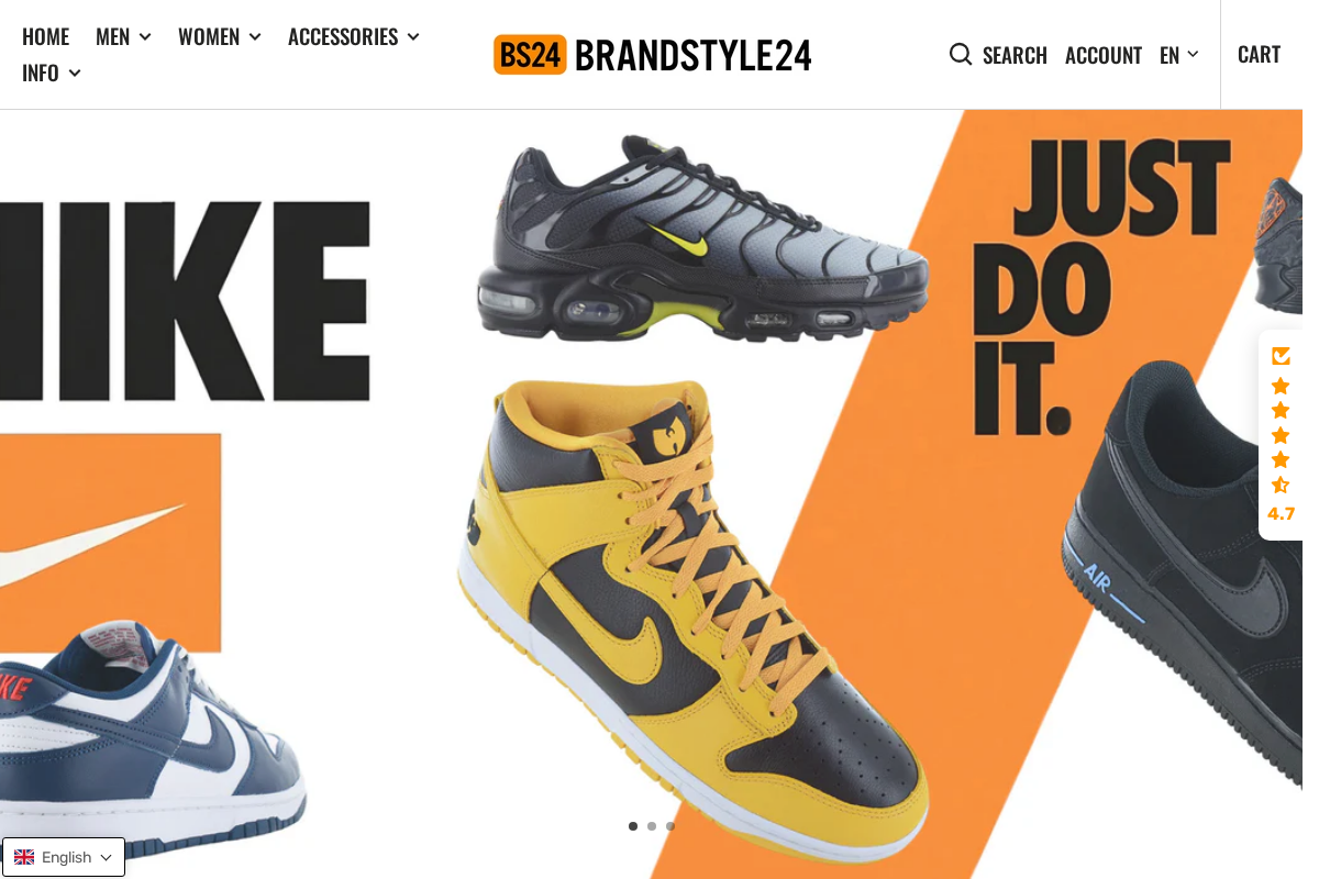 Brandstyle24 homepage screenshot