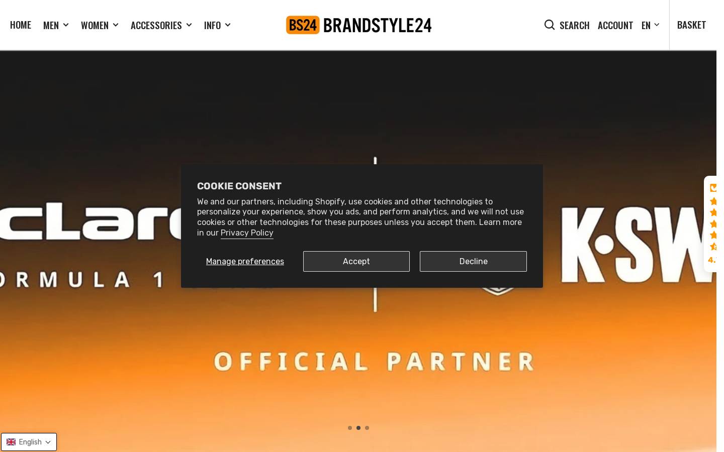 Old Shop homepage screenshot