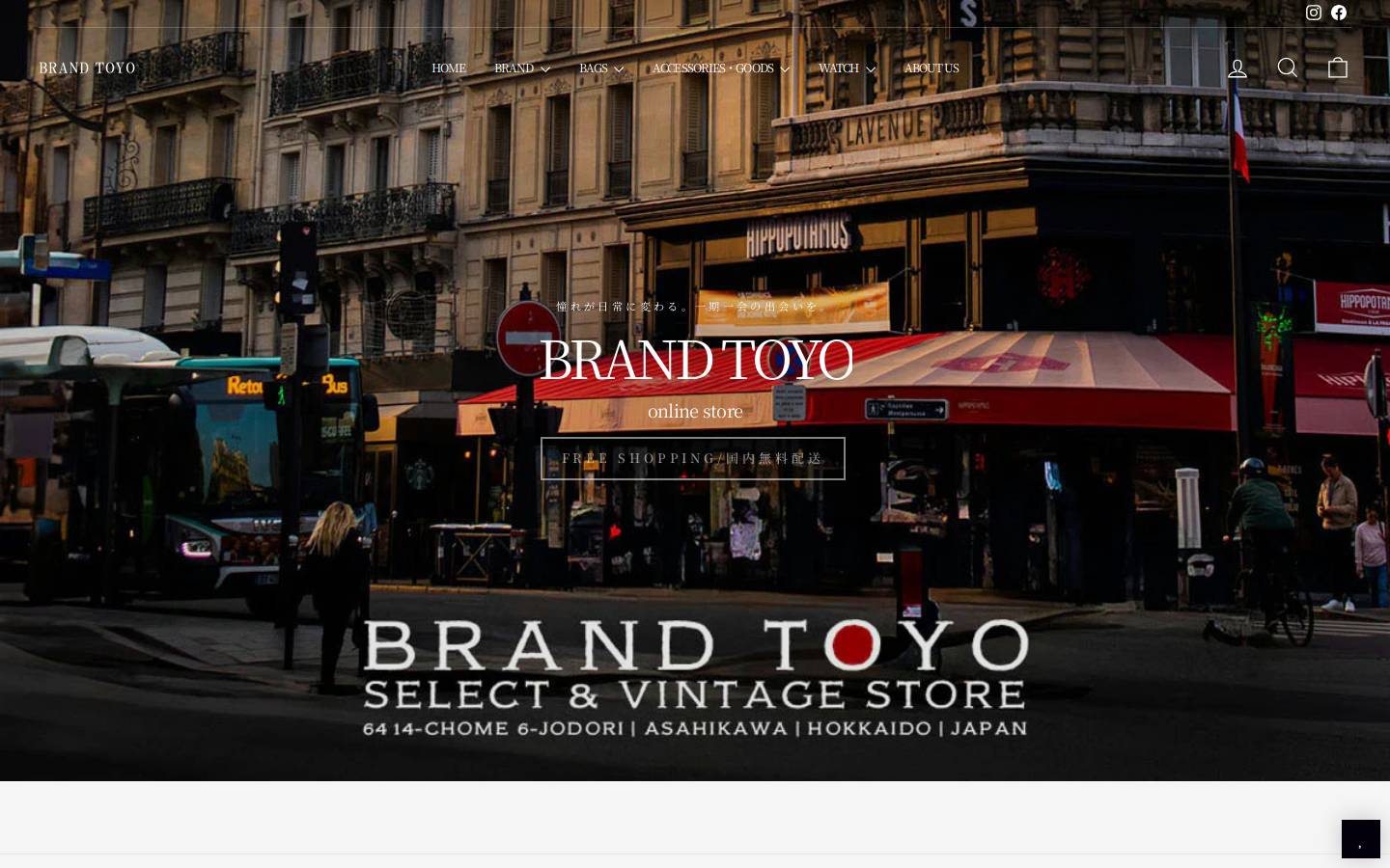 brandtoyo.com homepage screenshot