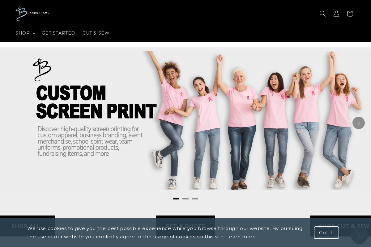 BrandURname.com homepage screenshot