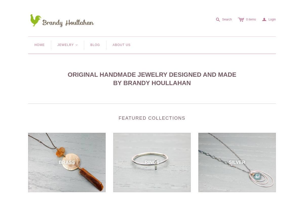 brandyhoullahan.com homepage screenshot